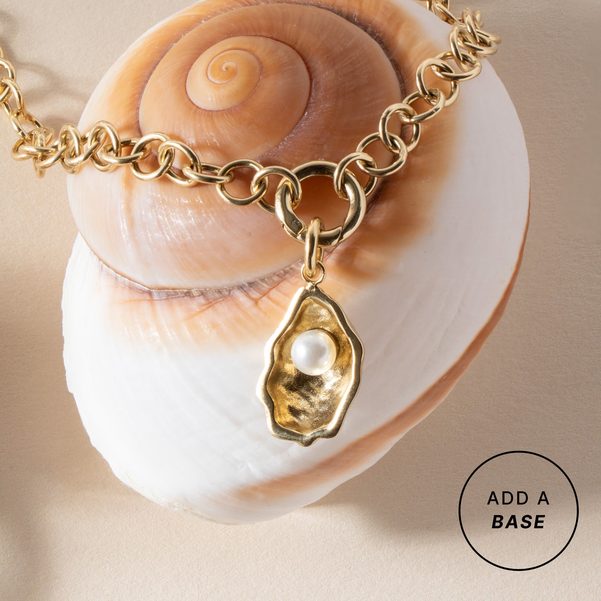Oyster Interchangeable Charm - Aaria Tees Aaria Tees