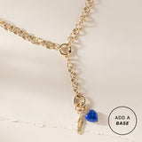 Lapis Gemstone Heart Interchangeable Charm - Aaria Tees Aaria Tees