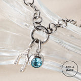Pave Wishbone Interchangeable Charm - Aaria Tees Aaria Tees