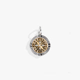 Interchangeable Two-Tone Compass Charm - Aaria Tees Aaria Tees