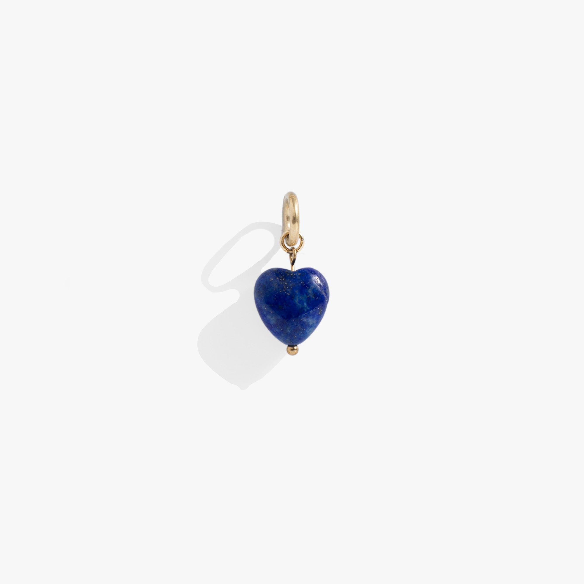 Lapis Gemstone Heart Interchangeable Charm - Aaria Tees Aaria Tees