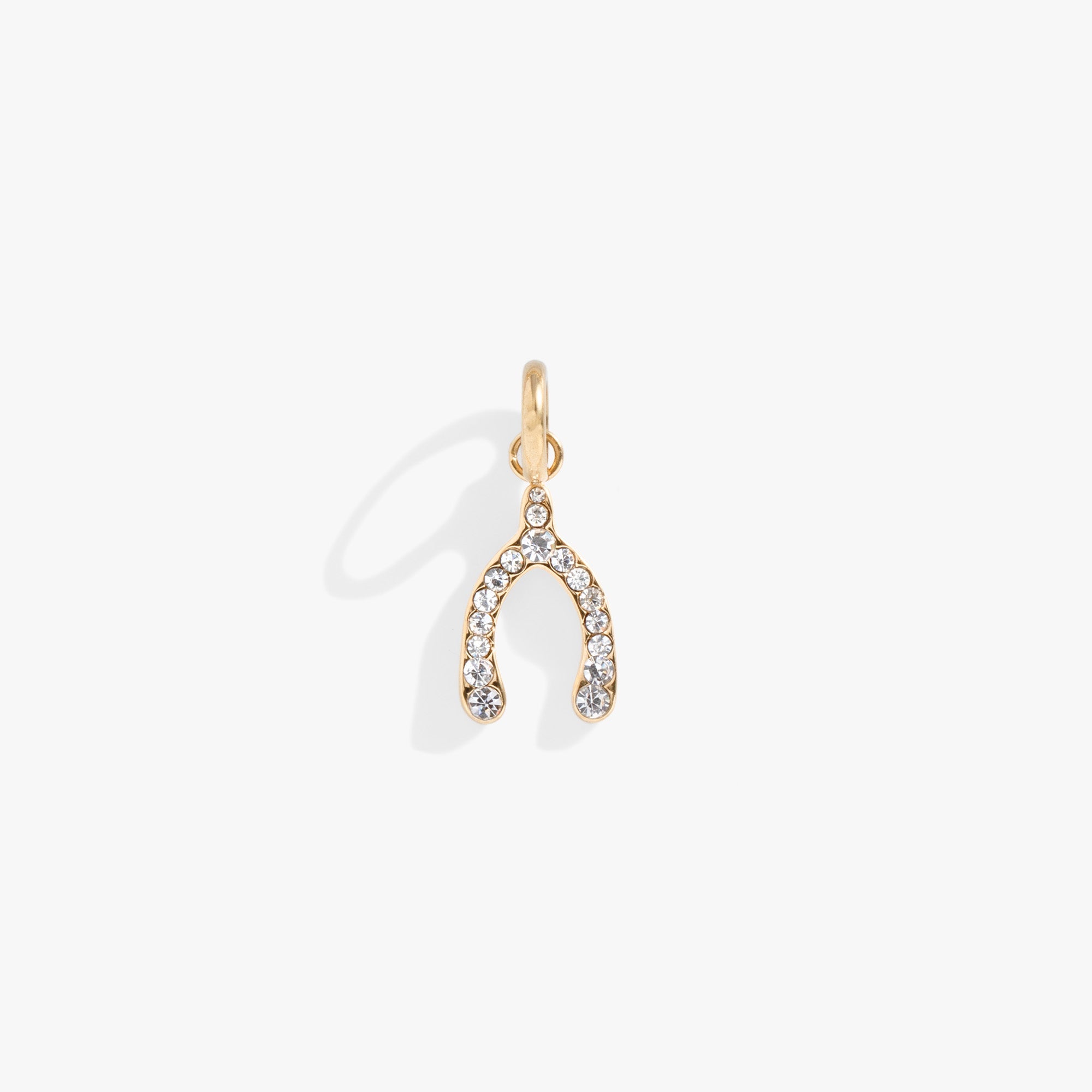 Pave Wishbone Interchangeable Charm - Aaria Tees Aaria Tees