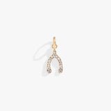 Pave Wishbone Interchangeable Charm - Aaria Tees Aaria Tees