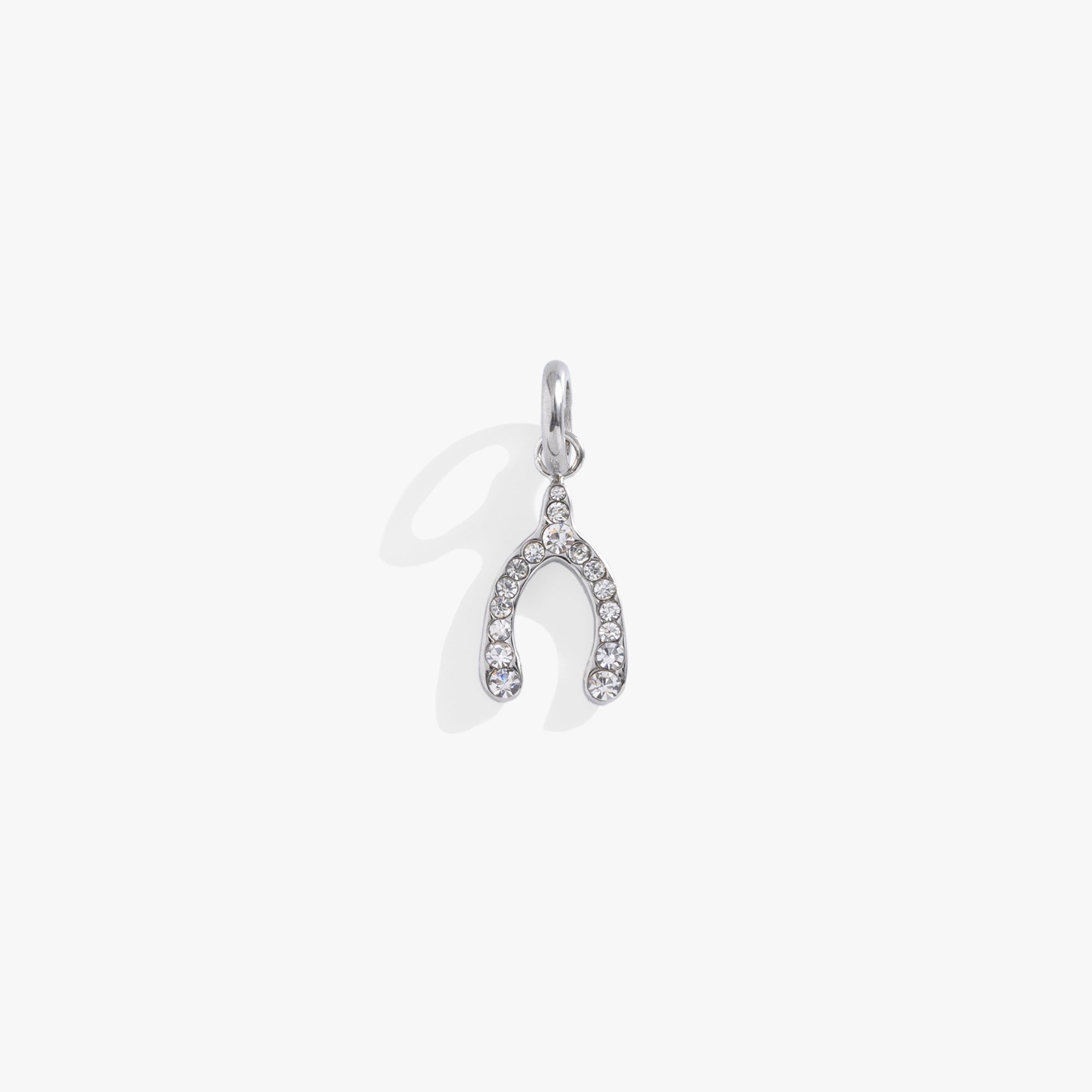 Pave Wishbone Interchangeable Charm - Aaria Tees Aaria Tees