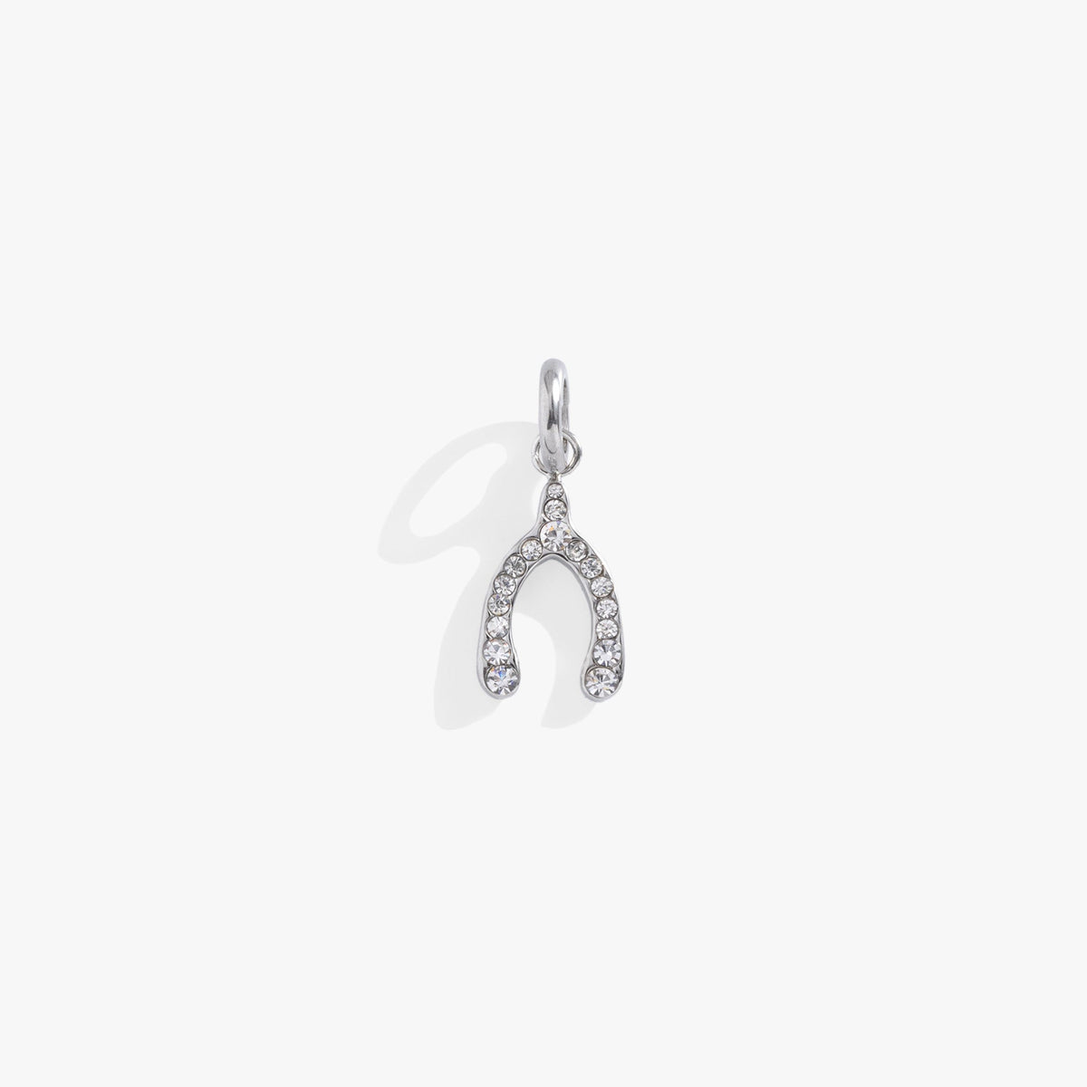 Pave Wishbone Interchangeable Charm - Aaria Tees
