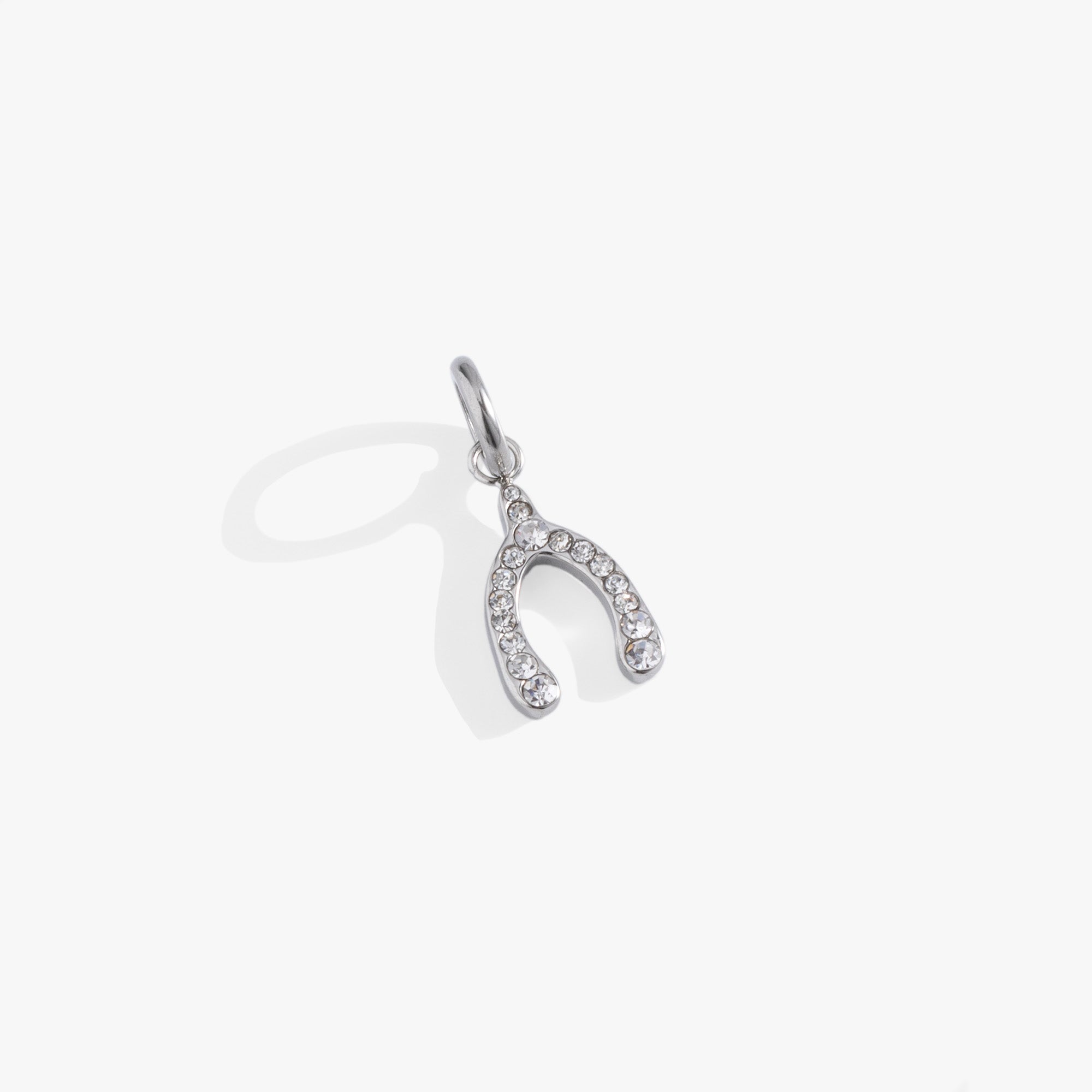 Pave Wishbone Interchangeable Charm - Aaria Tees Aaria Tees