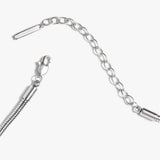 Round Herringbone Charm & Layering Necklace - Aaria Tees Aaria Tees