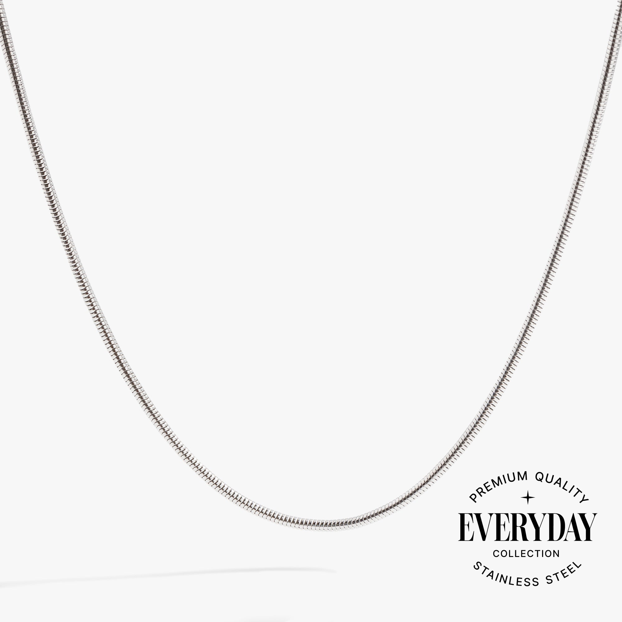 Round Herringbone Charm & Layering Necklace - Aaria Tees Aaria Tees