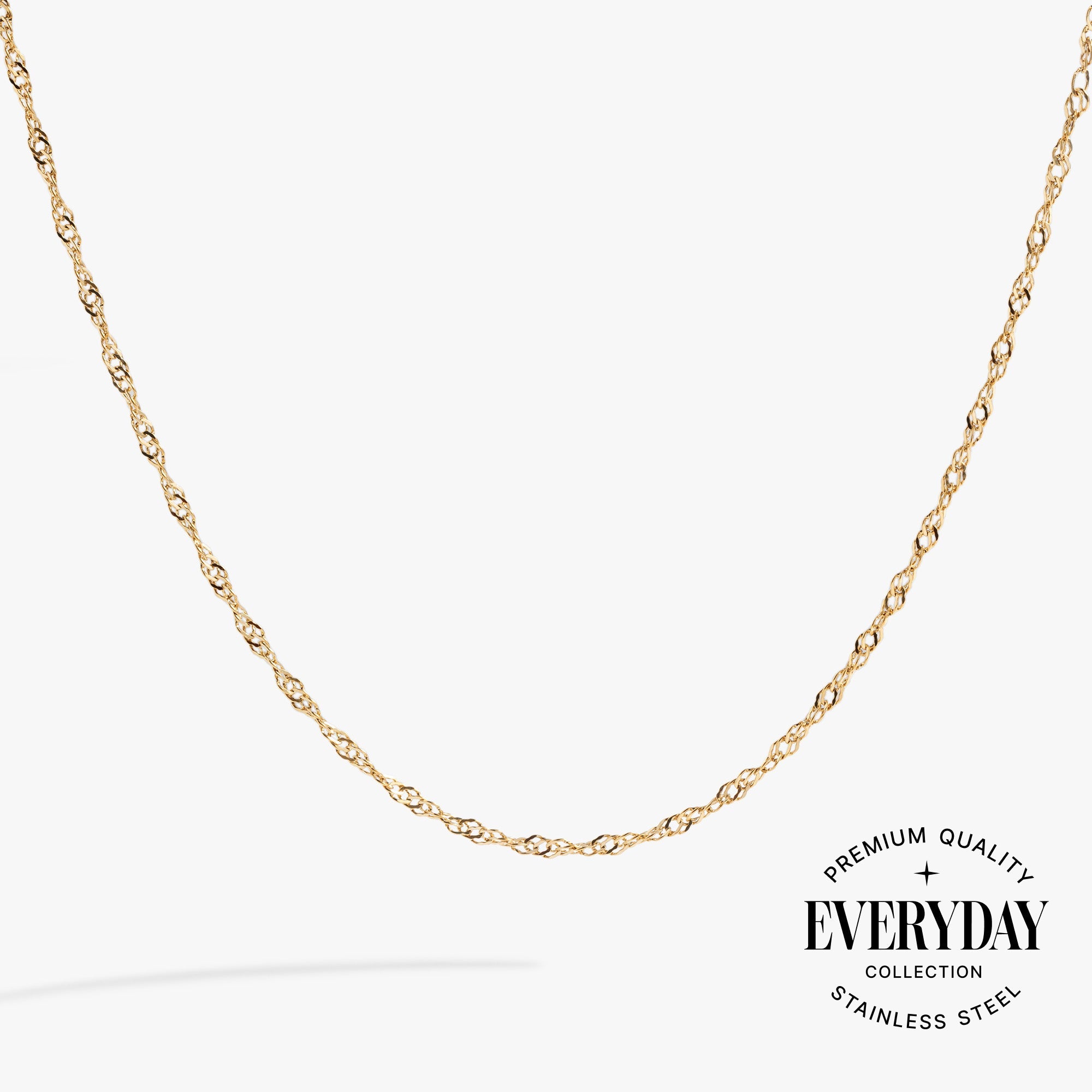 Singapore Chain Charm & Layering Necklace - Aaria Tees Aaria Tees
