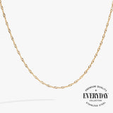 Singapore Chain Charm & Layering Necklace - Aaria Tees Aaria Tees