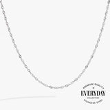 Singapore Chain Charm & Layering Necklace - Aaria Tees Aaria Tees