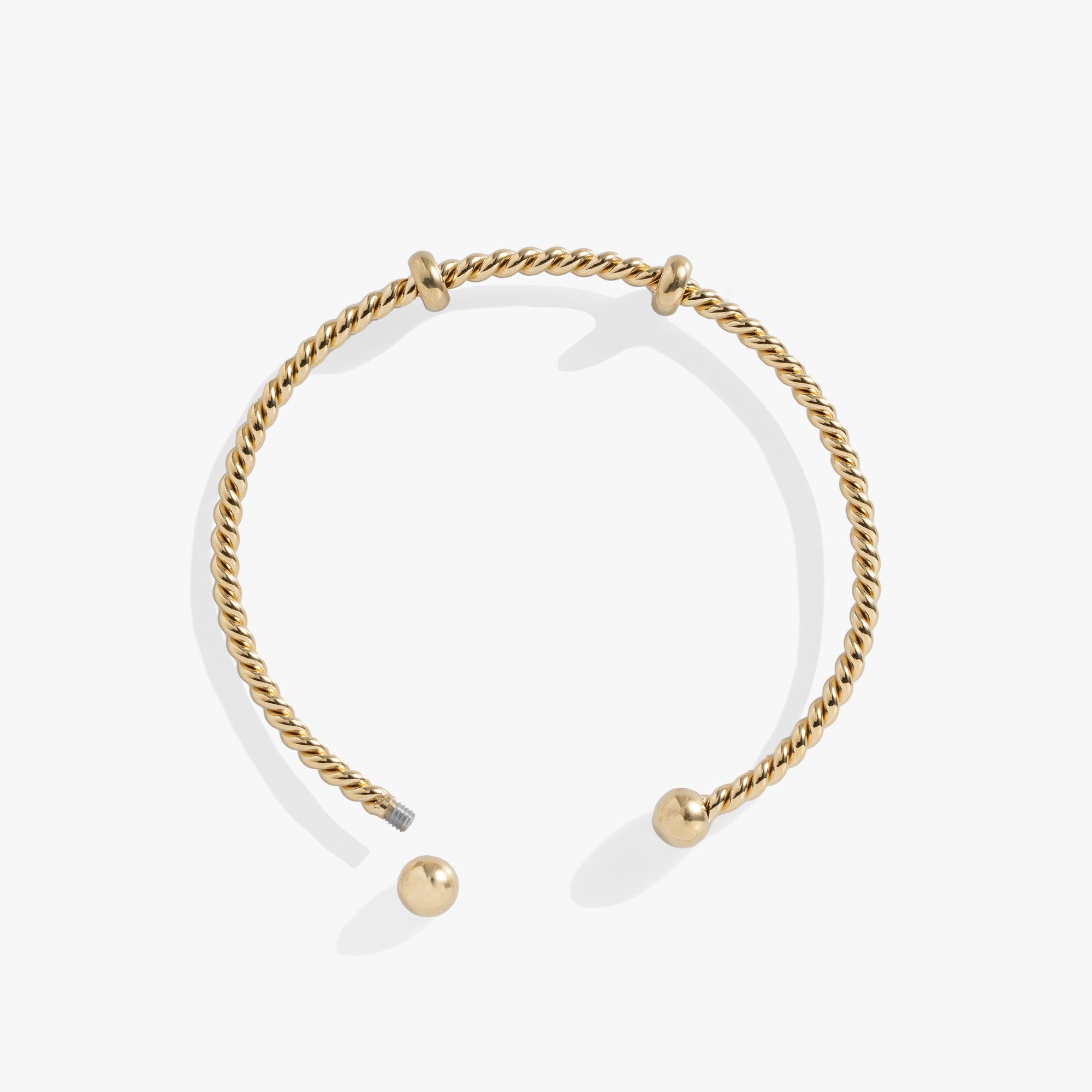 French Rope Charm Bracelet Cuff - Aaria Tees Aaria Tees