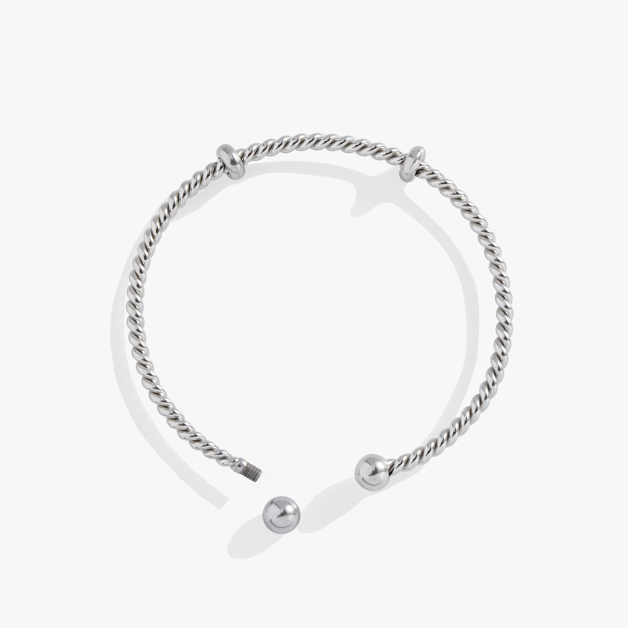 French Rope Charm Bracelet Cuff - Aaria Tees Aaria Tees