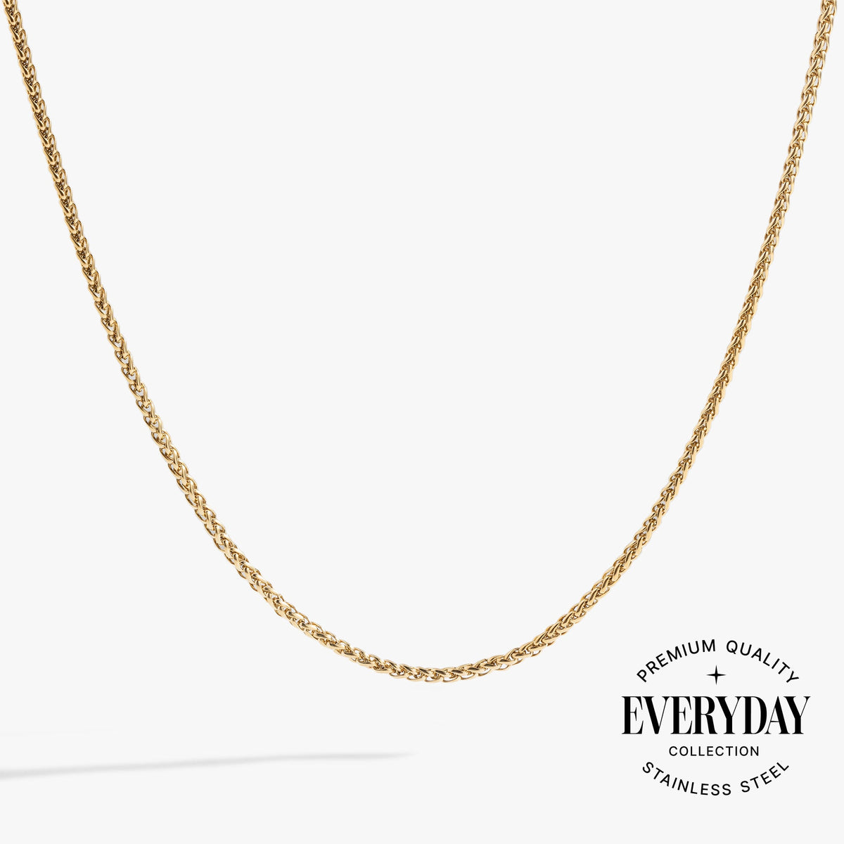 Wheat Chain Charm & Layering Necklace - Aaria Tees