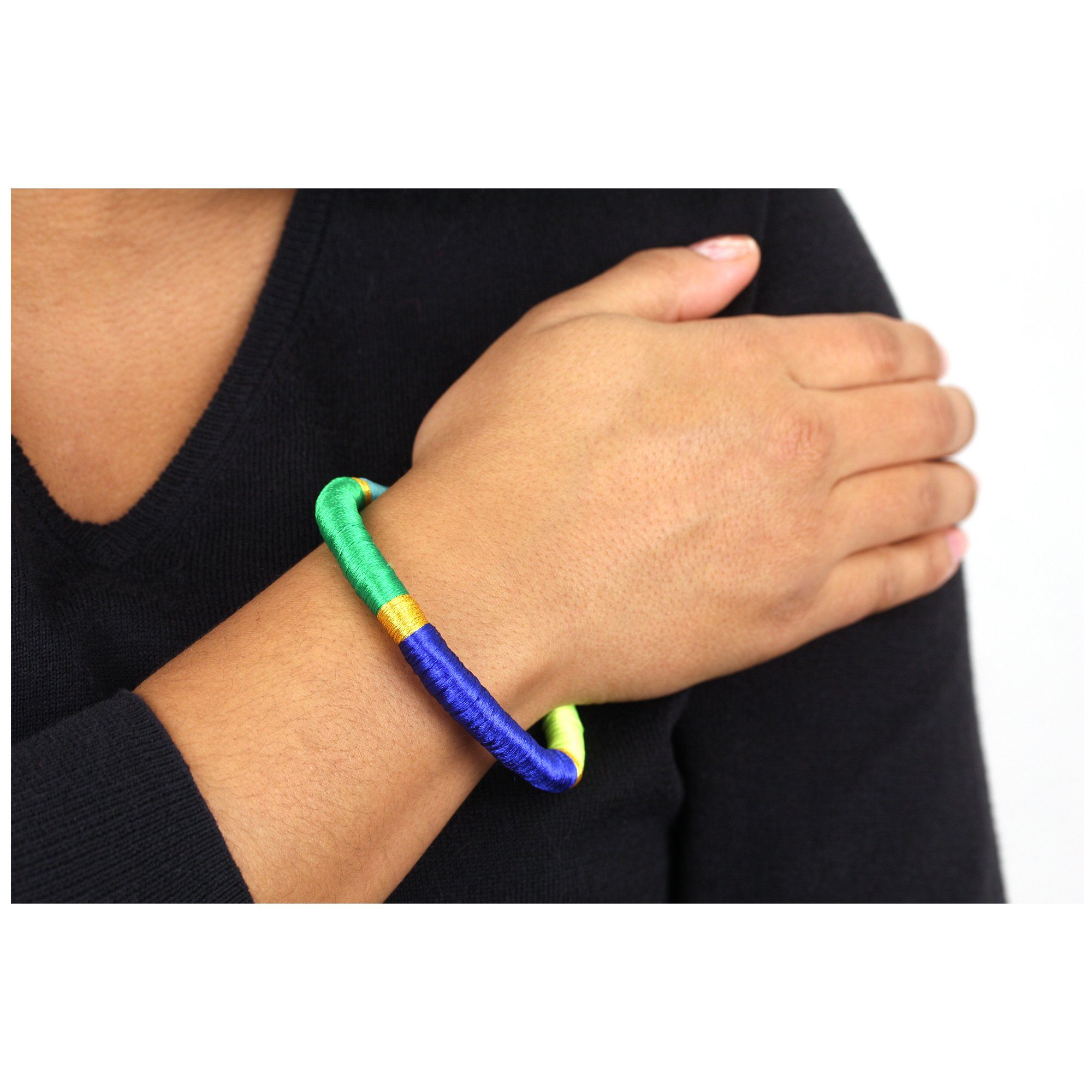 Blue Inzuki Silky Bracelet! - Aaria Tees Aaria Tees