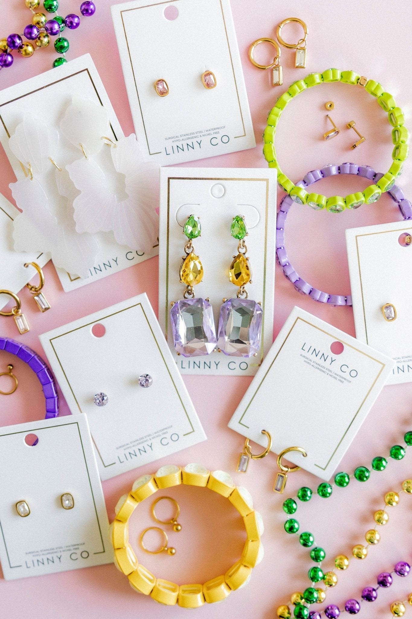Iris Statement Earrings - Aaria Tees Aaria Tees