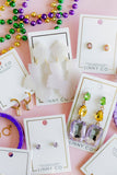 Iris Statement Earrings - Aaria Tees Aaria Tees