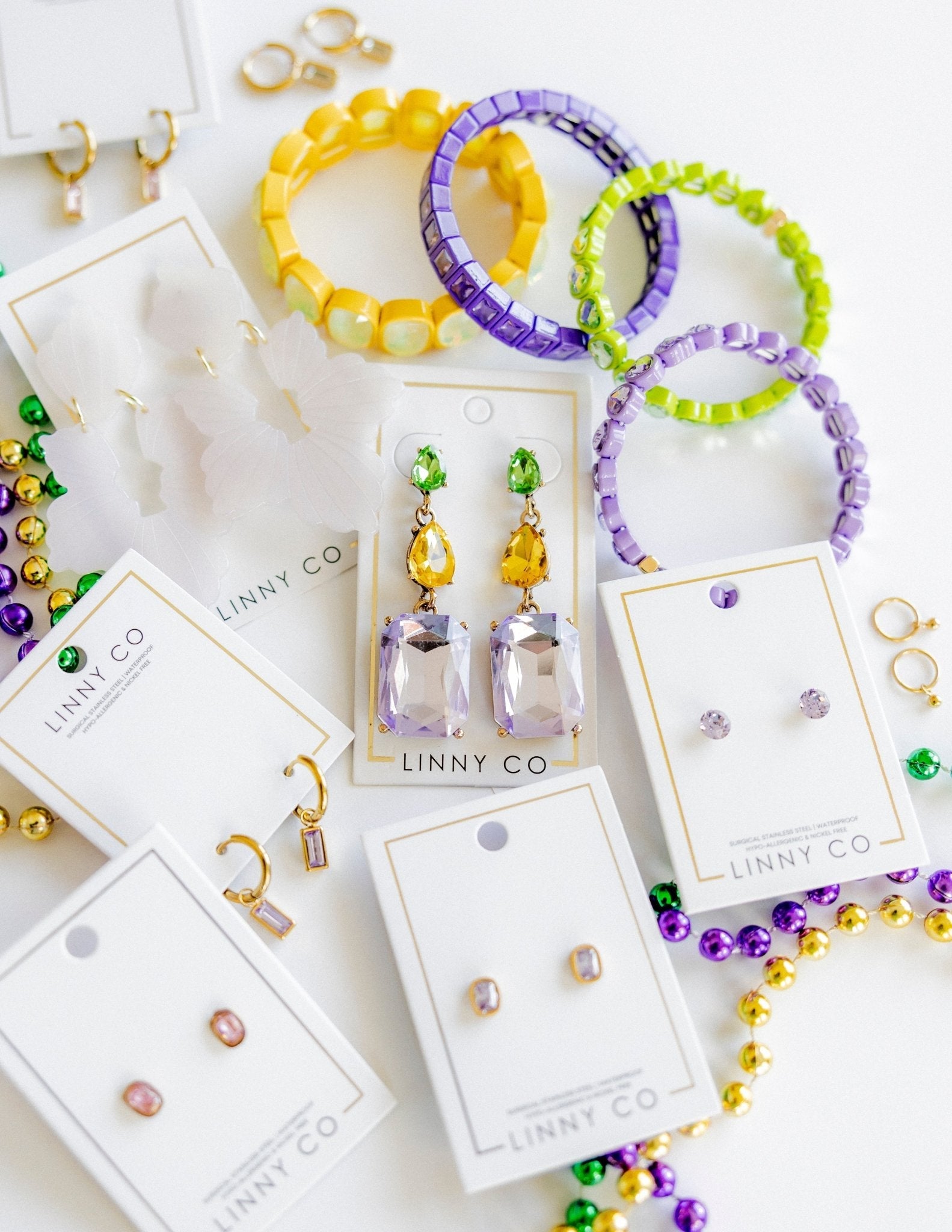 Iris Statement Earrings - Aaria Tees Aaria Tees