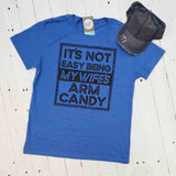 It's Not Easy Being My Wife's Arm Candy - Adult Tee - Aaria Tees Aaria Tees