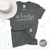 It's Not Hoarding if it's Plants Heather Military Green Short Sleeve Tee - Aaria Tees Aaria Tees