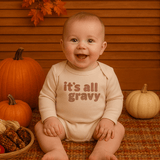 graphic bodysuit | all gravy (long sleeve) - Aaria Tees Aaria Tees