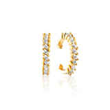 Jagged Baguette Ear Cuff Aaria Tees