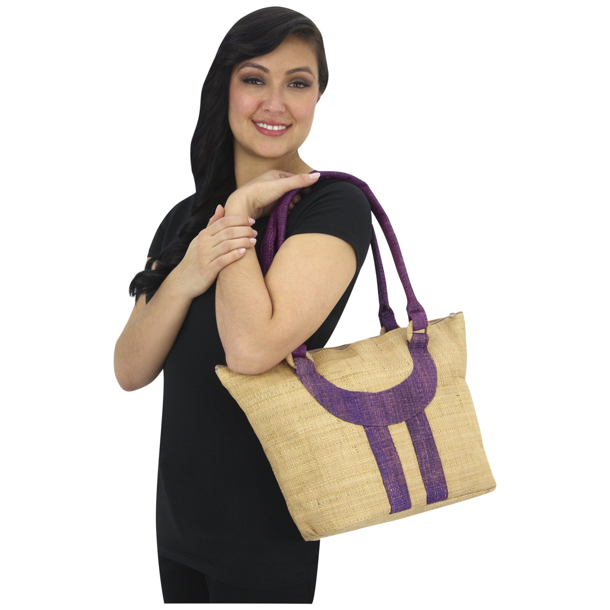 Jana Raffia Bag - Aaria Tees Aaria Tees