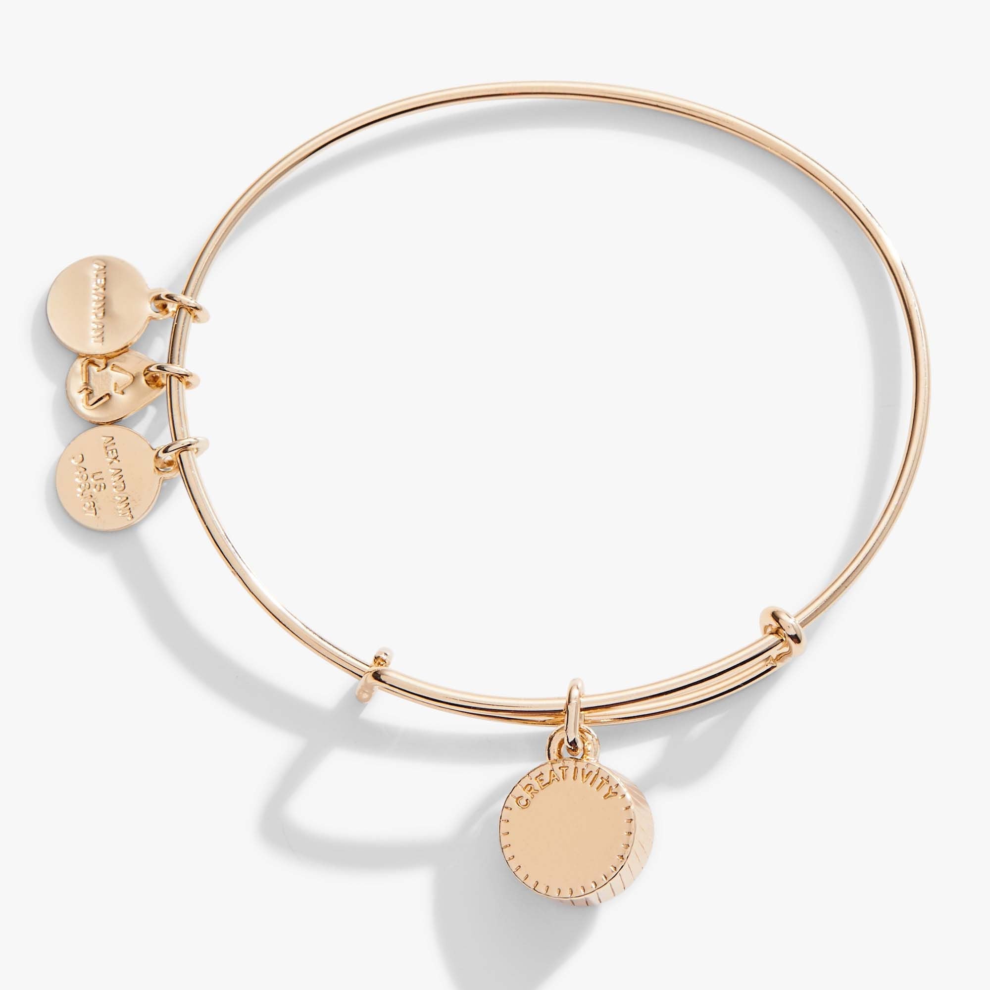 January Birthstone Charm Bangle, Scarlet - Aaria Tees Aaria Tees