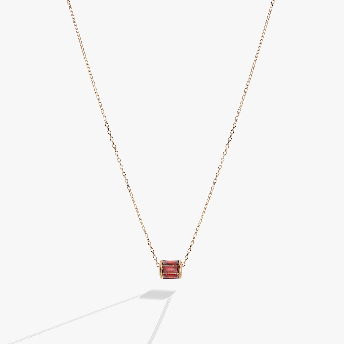 January Birthstone Precious Pendant Necklace - Aaria Tees