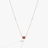 January Birthstone Precious Pendant Necklace - Aaria Tees Aaria Tees