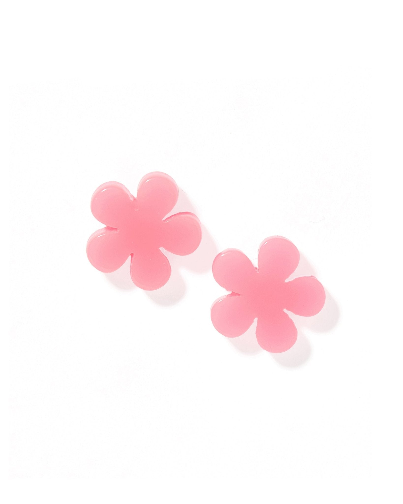 Jenna Stud Earrings - Flower Coral - Aaria Tees Aaria Tees