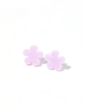 Jenna Stud Earrings - Flower Lilac - Aaria Tees Aaria Tees