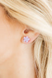 Jenna Stud Earrings - Flower Lilac - Aaria Tees Aaria Tees