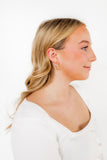 Joy Hoop Earrings - Gold - Aaria Tees Aaria Tees