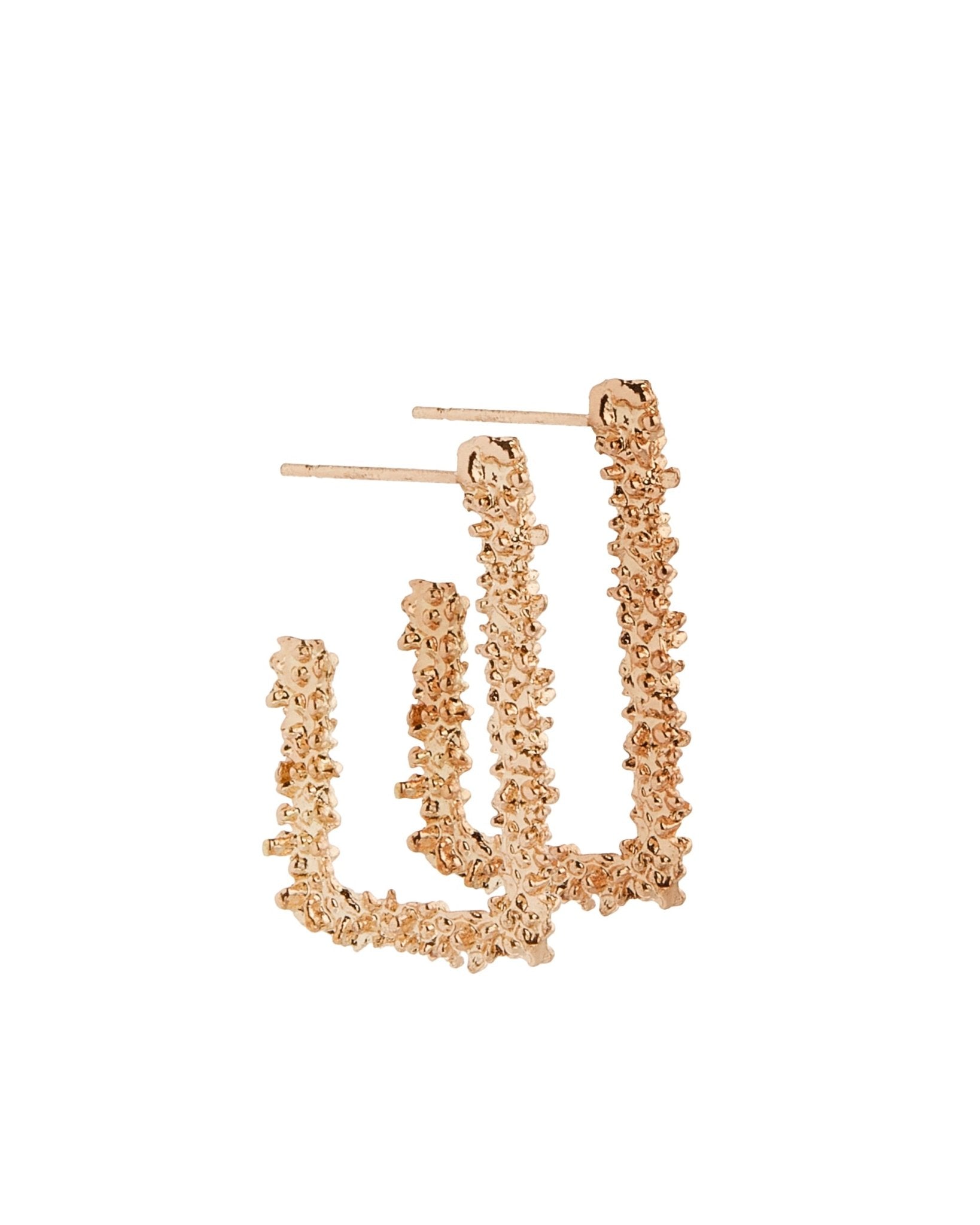 Joy Hoop Earrings - Gold - Aaria Tees Aaria Tees