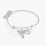 'Joy' Hummingbird Duo Charm Bangle Bracelet - Aaria Tees Aaria Tees