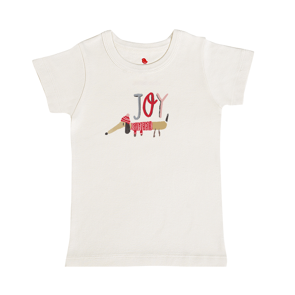graphic tee | joy dog - Aaria Tees Aaria Tees