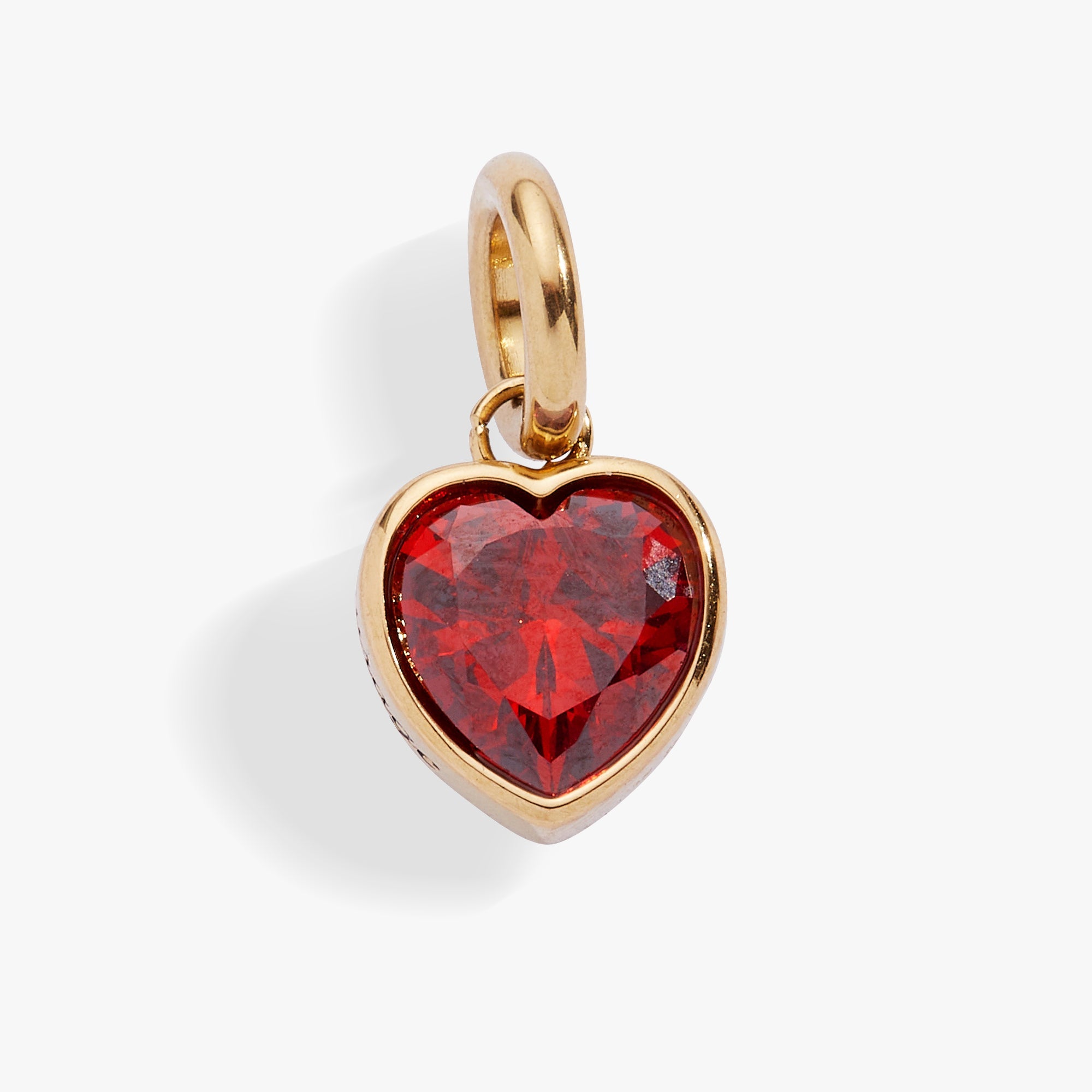 July 'Love' Heart Birthstone Charm - Aaria Tees Aaria Tees