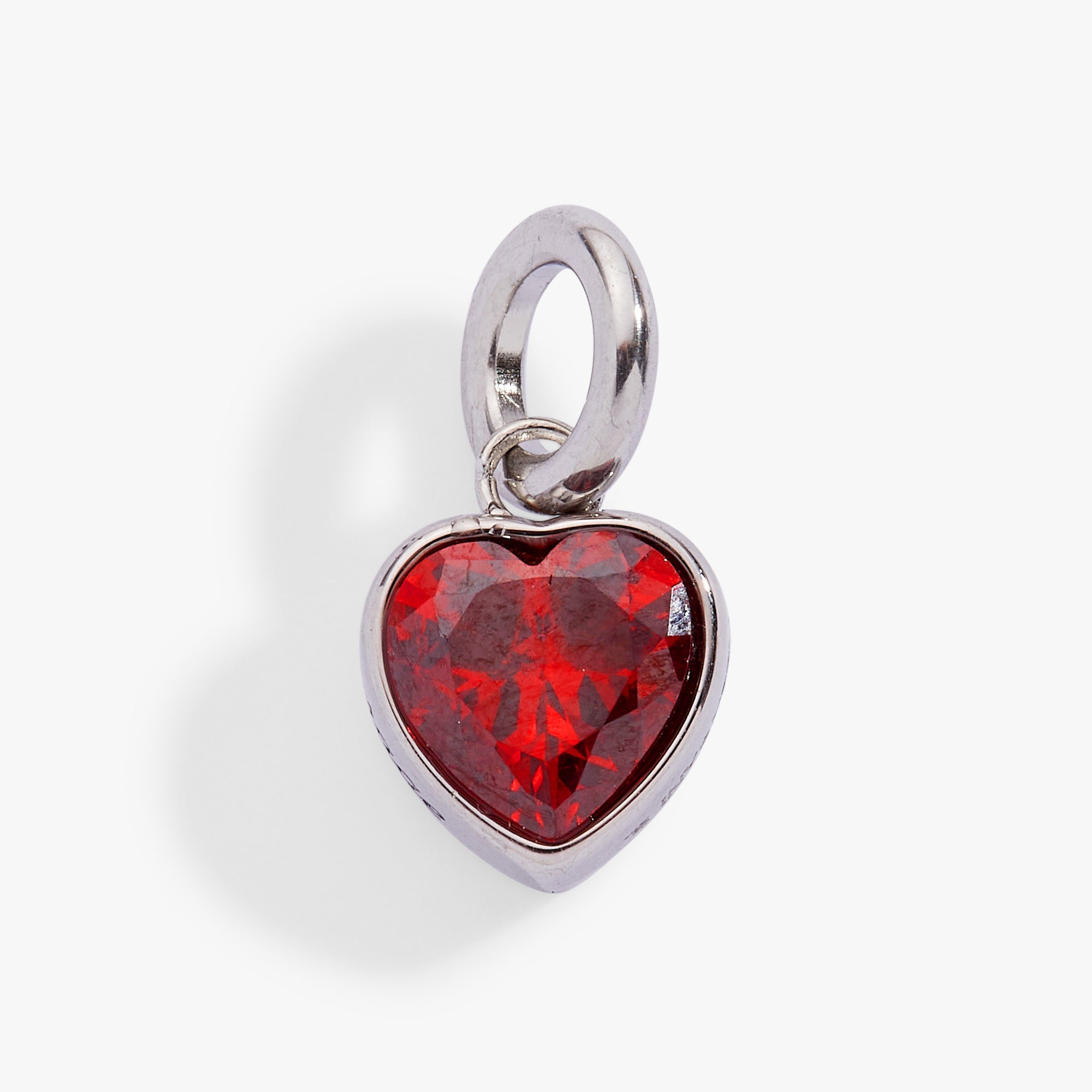 July 'Love' Heart Birthstone Charm - Aaria Tees Aaria Tees
