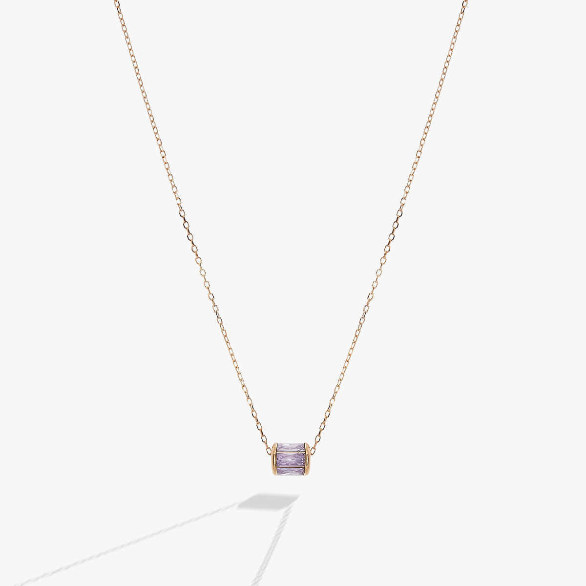 June Birthstone Precious Pendant Necklace - Aaria Tees