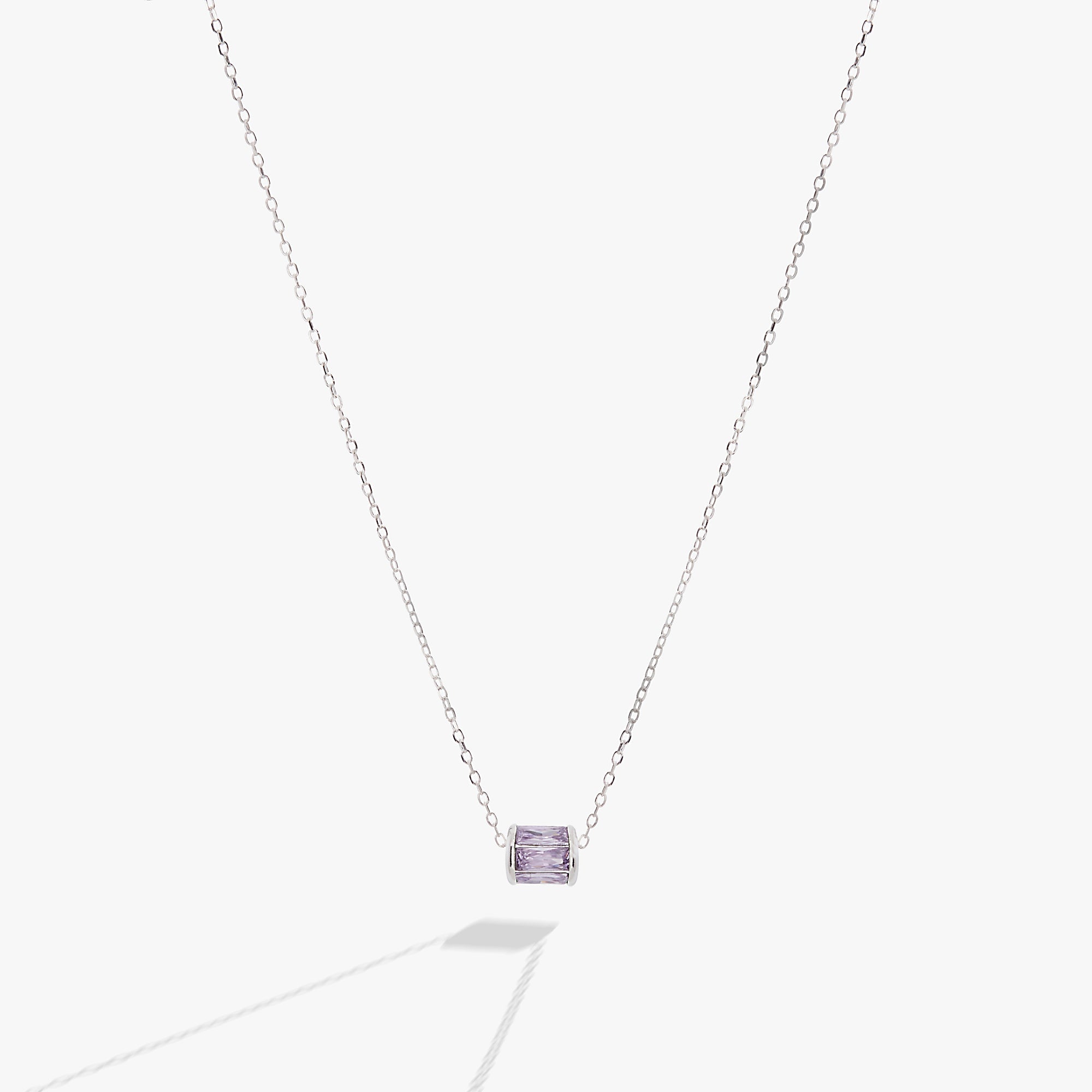 June Birthstone Precious Pendant Necklace - Aaria Tees Aaria Tees