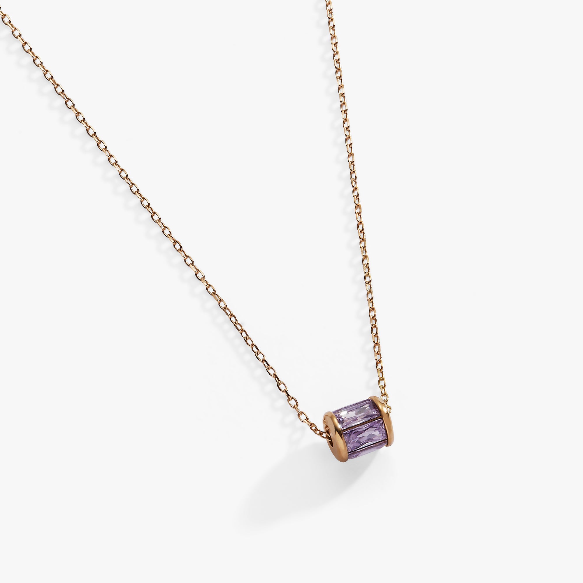 June Birthstone Precious Pendant Necklace - Aaria Tees Aaria Tees