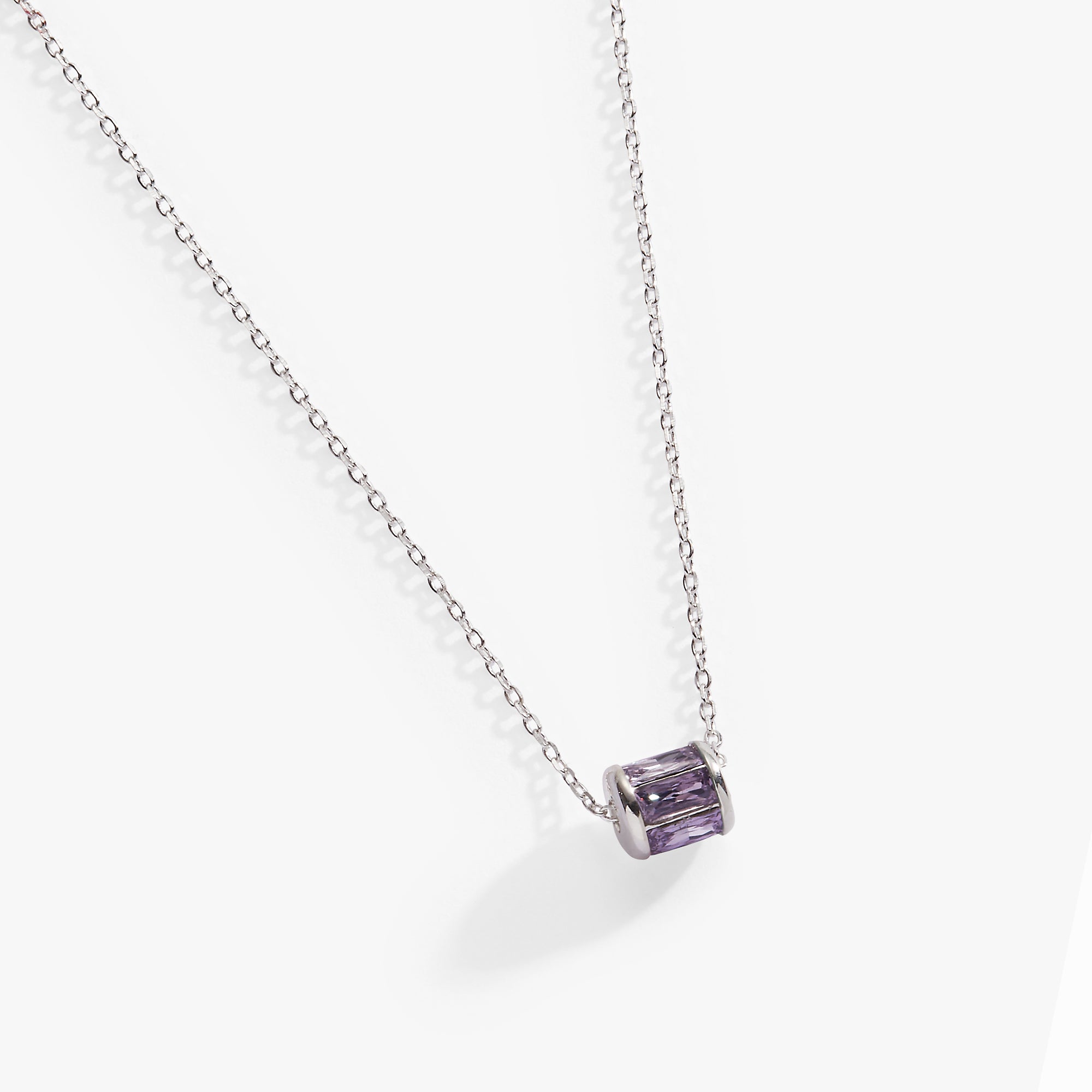 June Birthstone Precious Pendant Necklace - Aaria Tees Aaria Tees