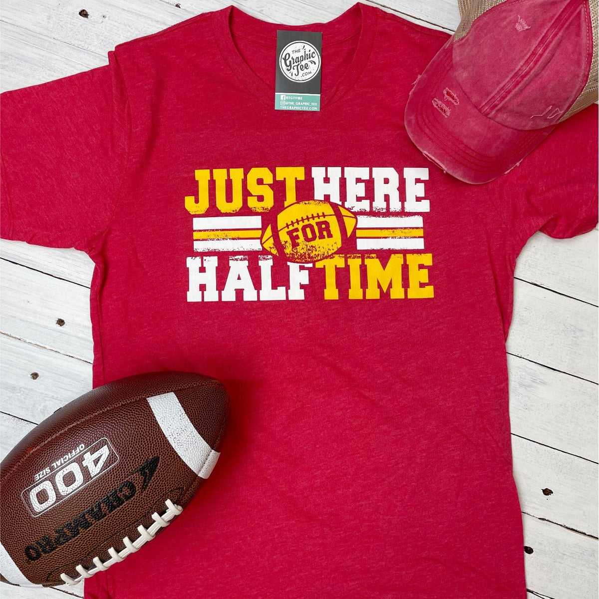 Just Here For Halftime Unisex Tee - Aaria Tees