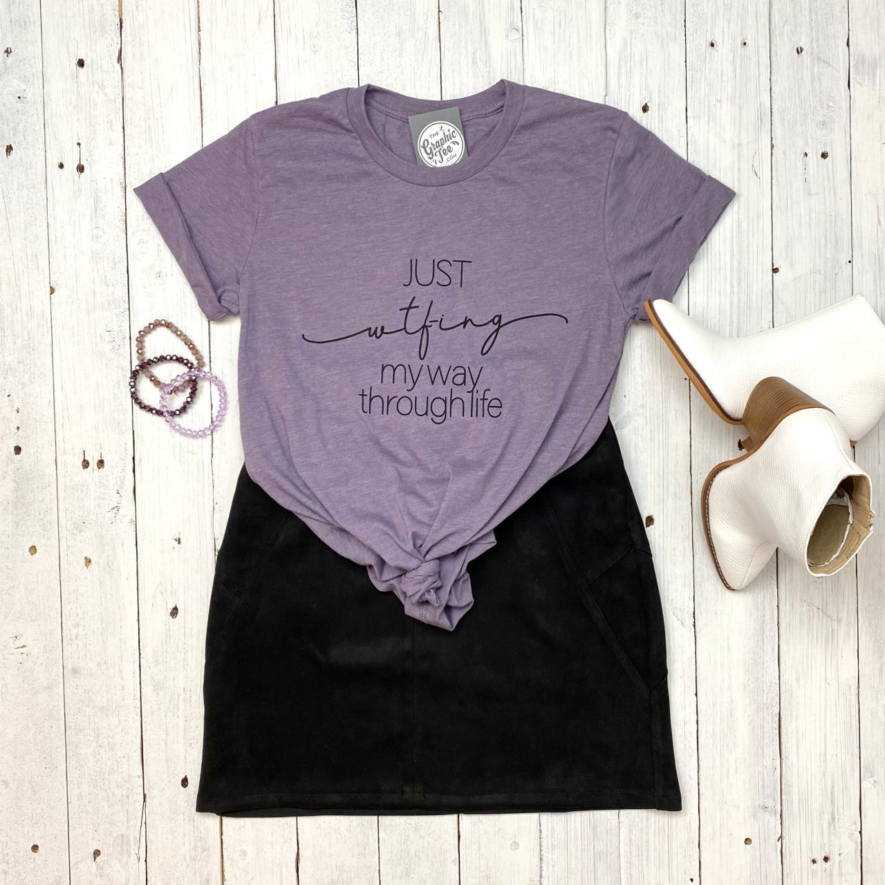 Just WTF-ing My Way Through Life Tee - Aaria Tees Aaria Tees