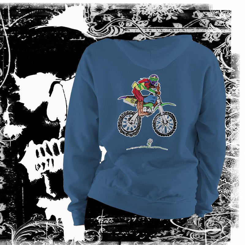 Just Riding | Virginia City Grand Prix Ladies Hoodie - Aaria Tees Aaria Tees