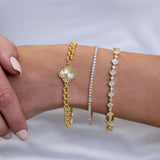 Dainty Gracie Tennis Bracelet Aaria Tees