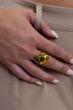 Cami Tiger Eye Stacked Ring Aaria Tees