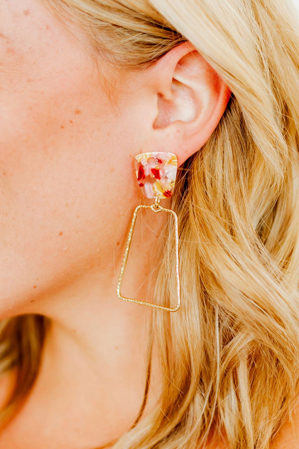 Kaelyn Statement Earrings - Autumn Bouquet - Aaria Tees Aaria Tees