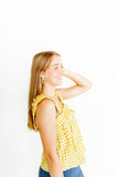 Kaelyn Statement Earrings - Green-Mustard Camo - Aaria Tees Aaria Tees